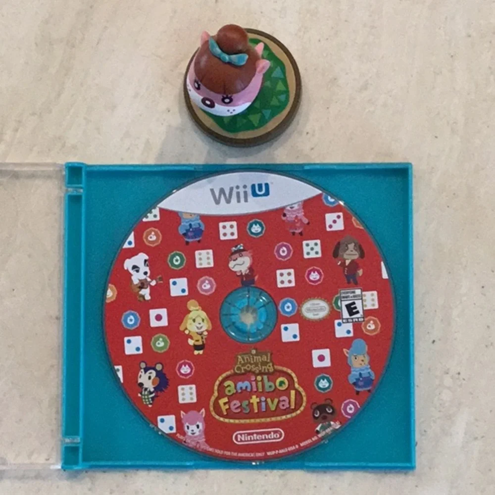 Animal Crossing Amiibo Festival Nintendo Wii U Game & Amiibos Lottie Tested